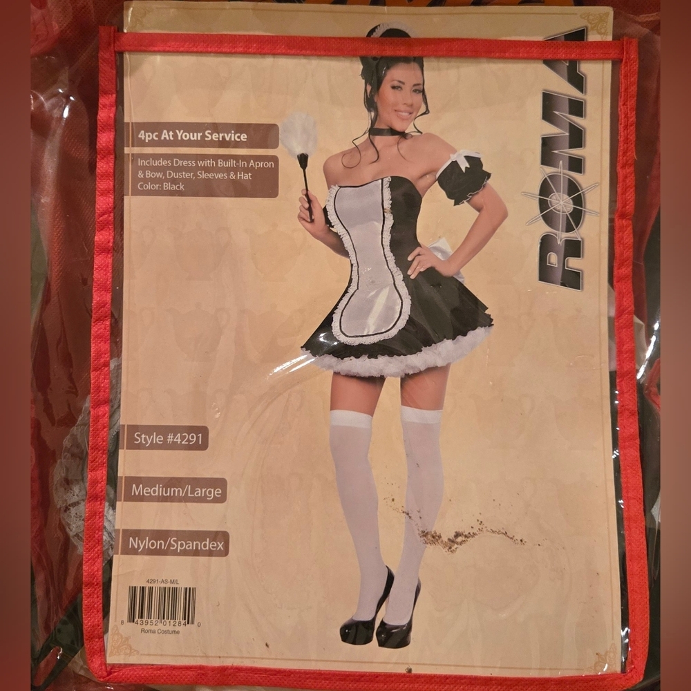 French Maid Halloween Costume - Picture 2 of 4